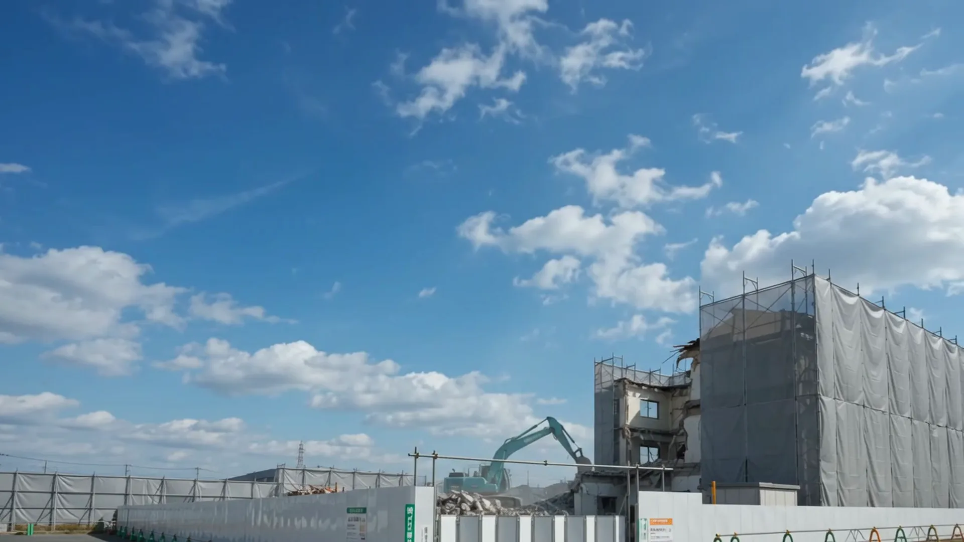 解体工事の現場